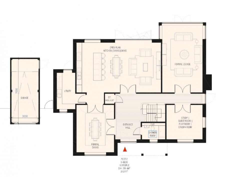 Floorplan for Church Road, Billericay