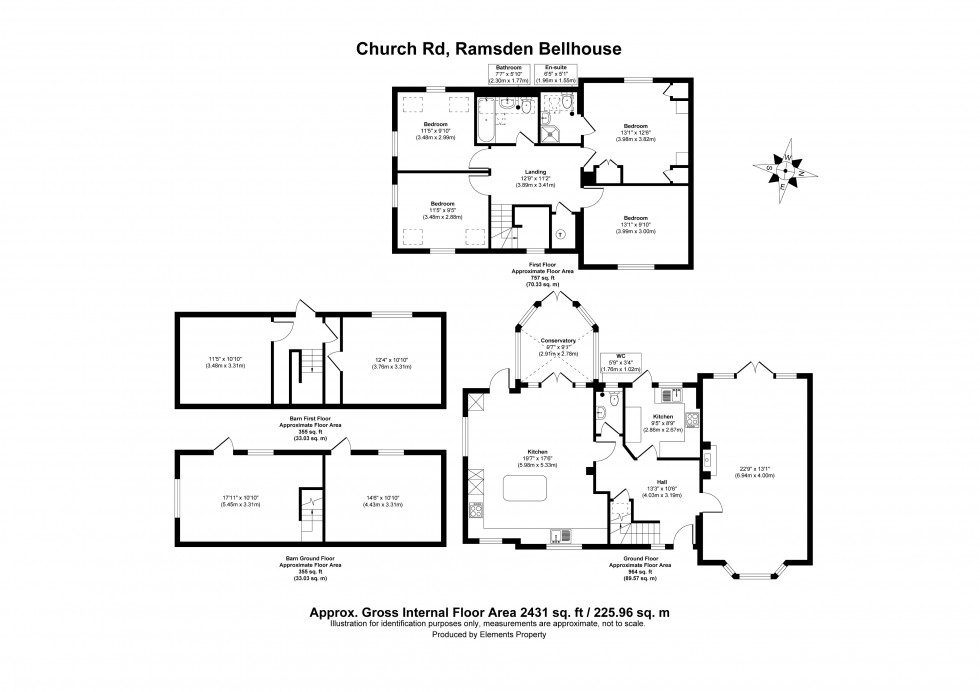 Floorplan for Church Road, Ramsden Bellhouse, Billericay