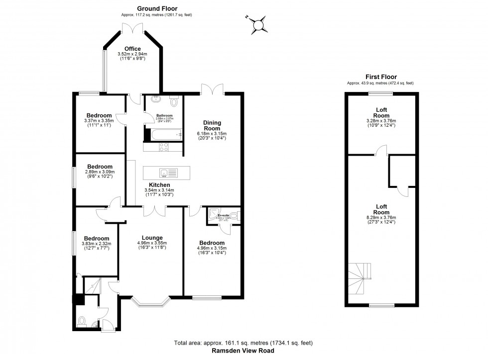 Floorplan for Ramsden View Road, Wickford