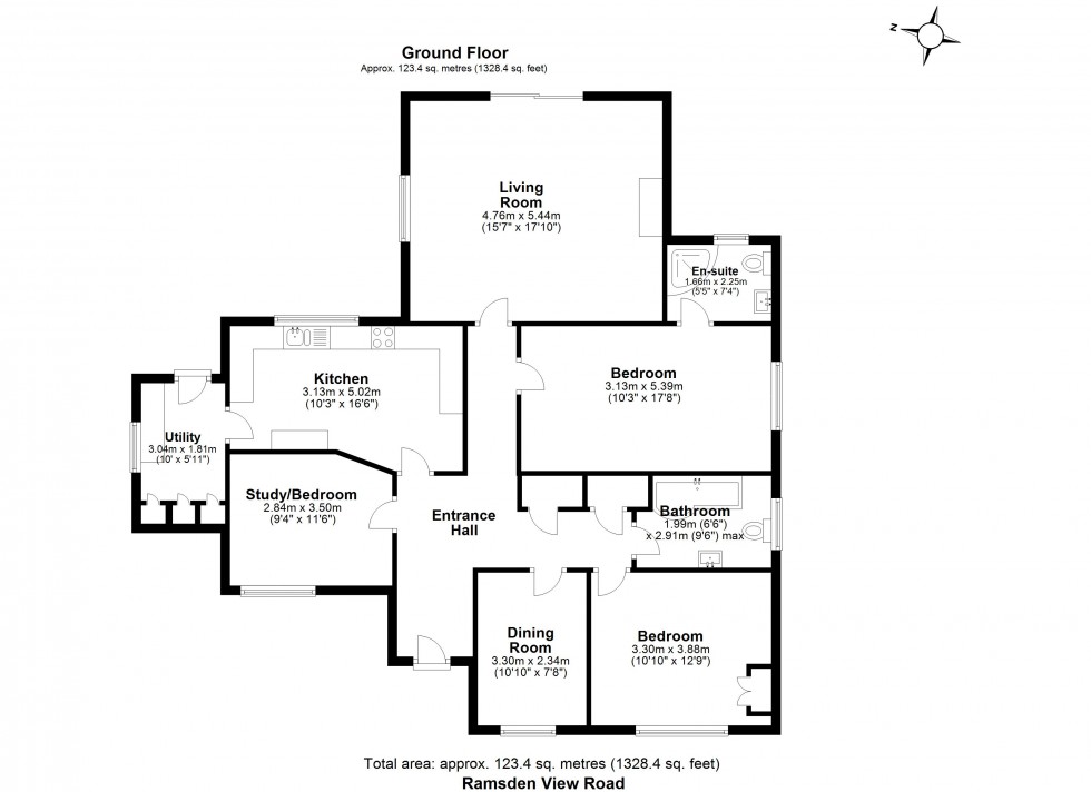 Floorplan for Ramsden View Road, Wickford