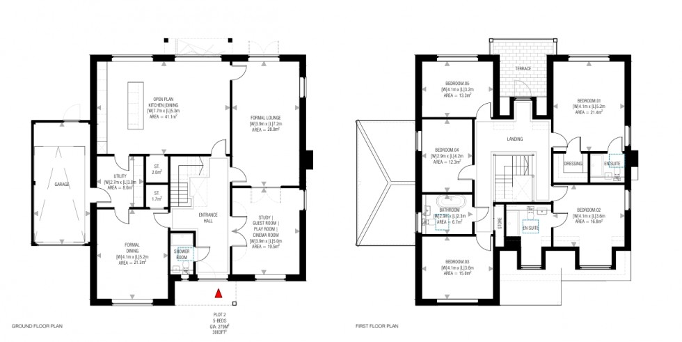 Floorplan for Church Road, Ramsden Bellhouse