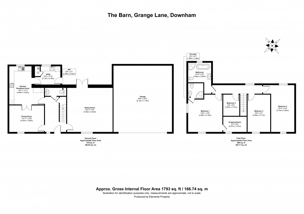 Floorplan for GRANGE LANE, Grange Lane, Downham