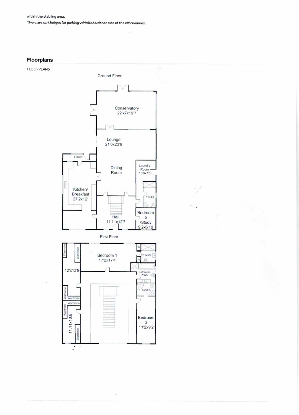 Floorplan for Homestead Road, Ramsden Bellhouse, Billericay