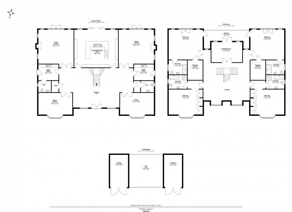 Floorplan for Glebe Road, Ramsden Bellhouse, Billericay