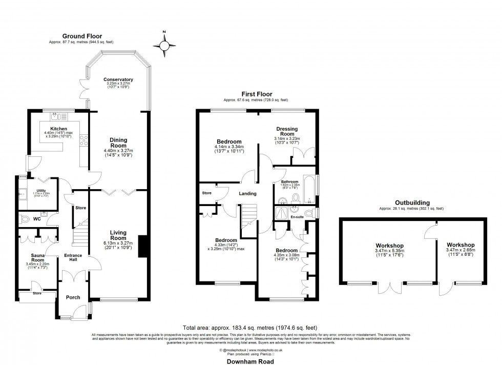 Floorplan for Downham Road, Wickford