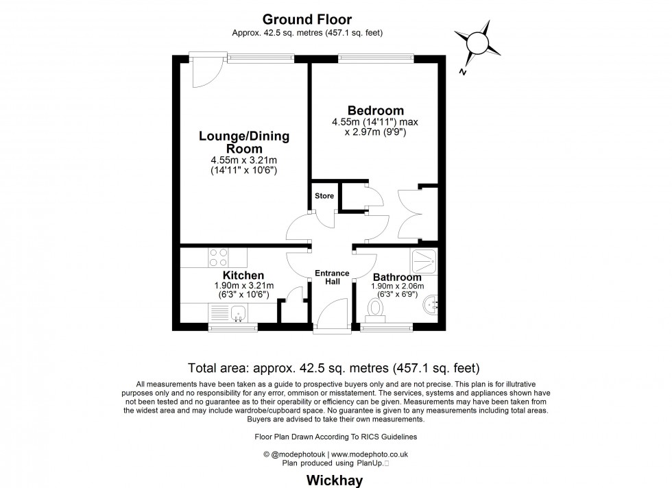 Floorplan for Wickhay, Basildon