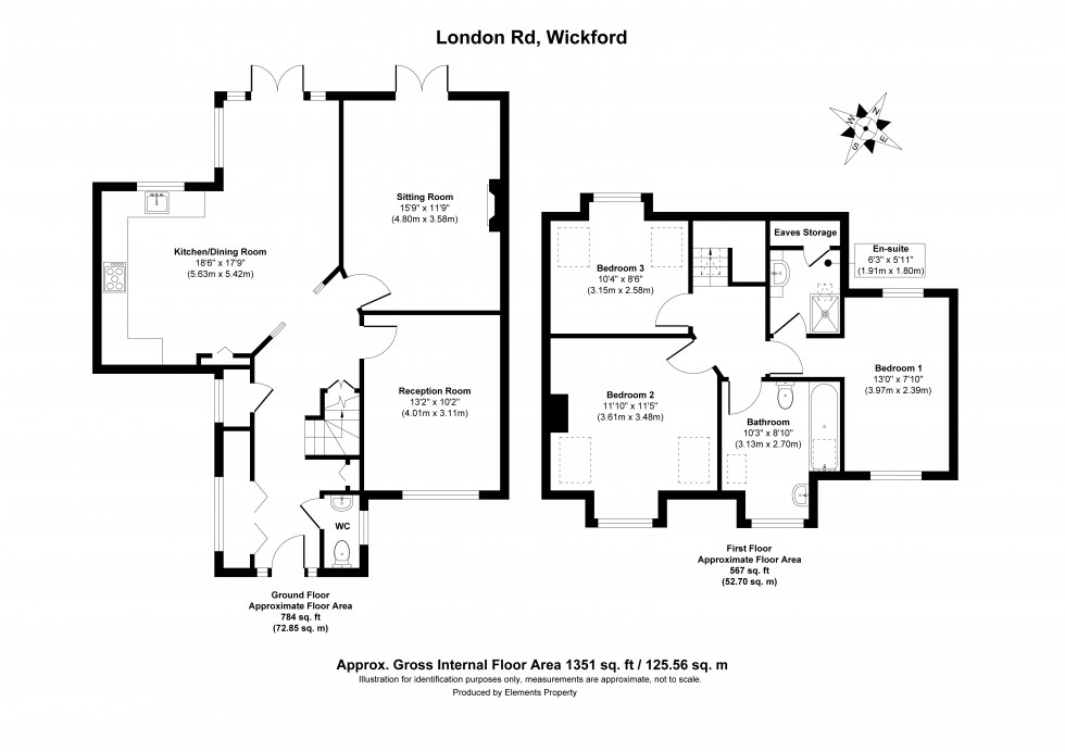 Floorplan for London Road Wickford