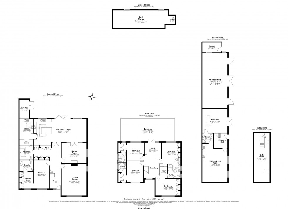 Floorplan for Church Road, Ramsden Bellhouse, Billericay