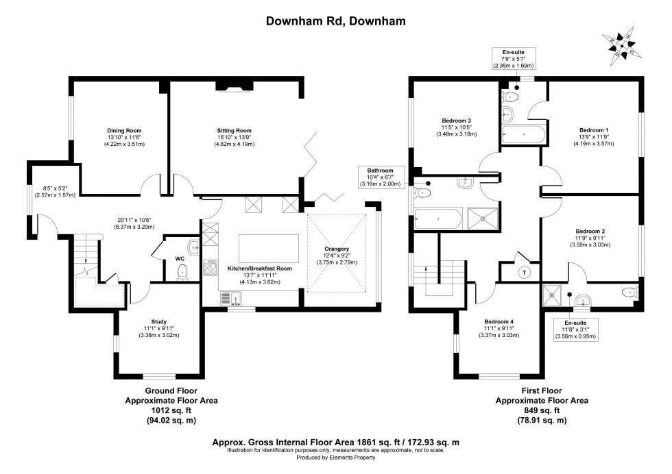 Floorplan for DOWNHAM ESSEX