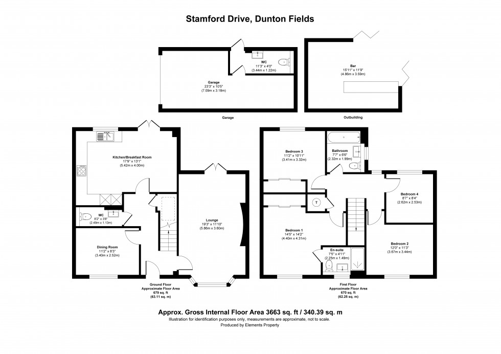 Floorplan for Dunton Fields